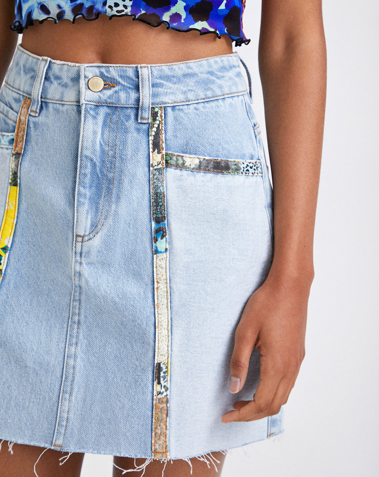 Desigual Jupe Theia denim