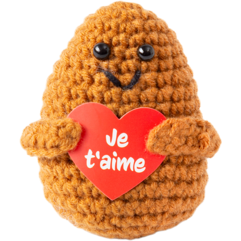 I AM CREATIVE Plüschtier, Positive Potato Je t'aime, 7.5 cm