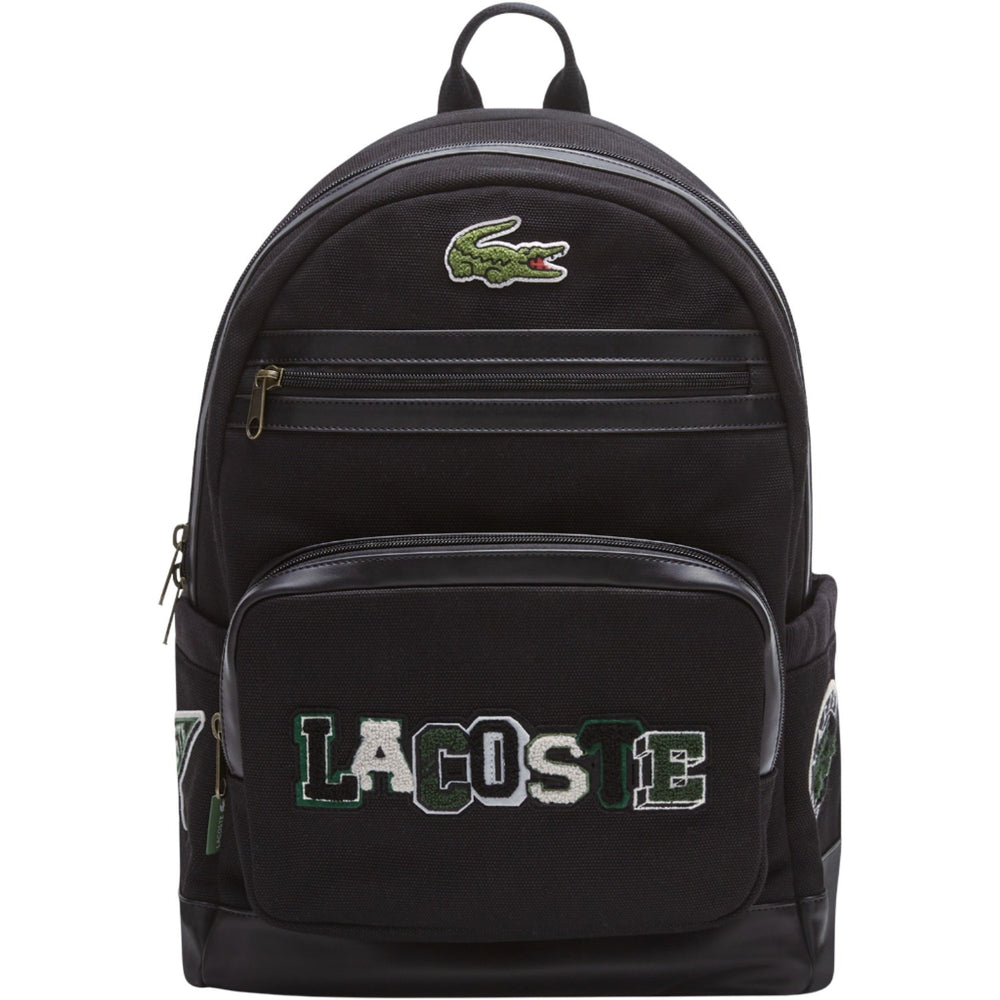 Køb LACOSTE Noir Lcan Varsity Rygsæk