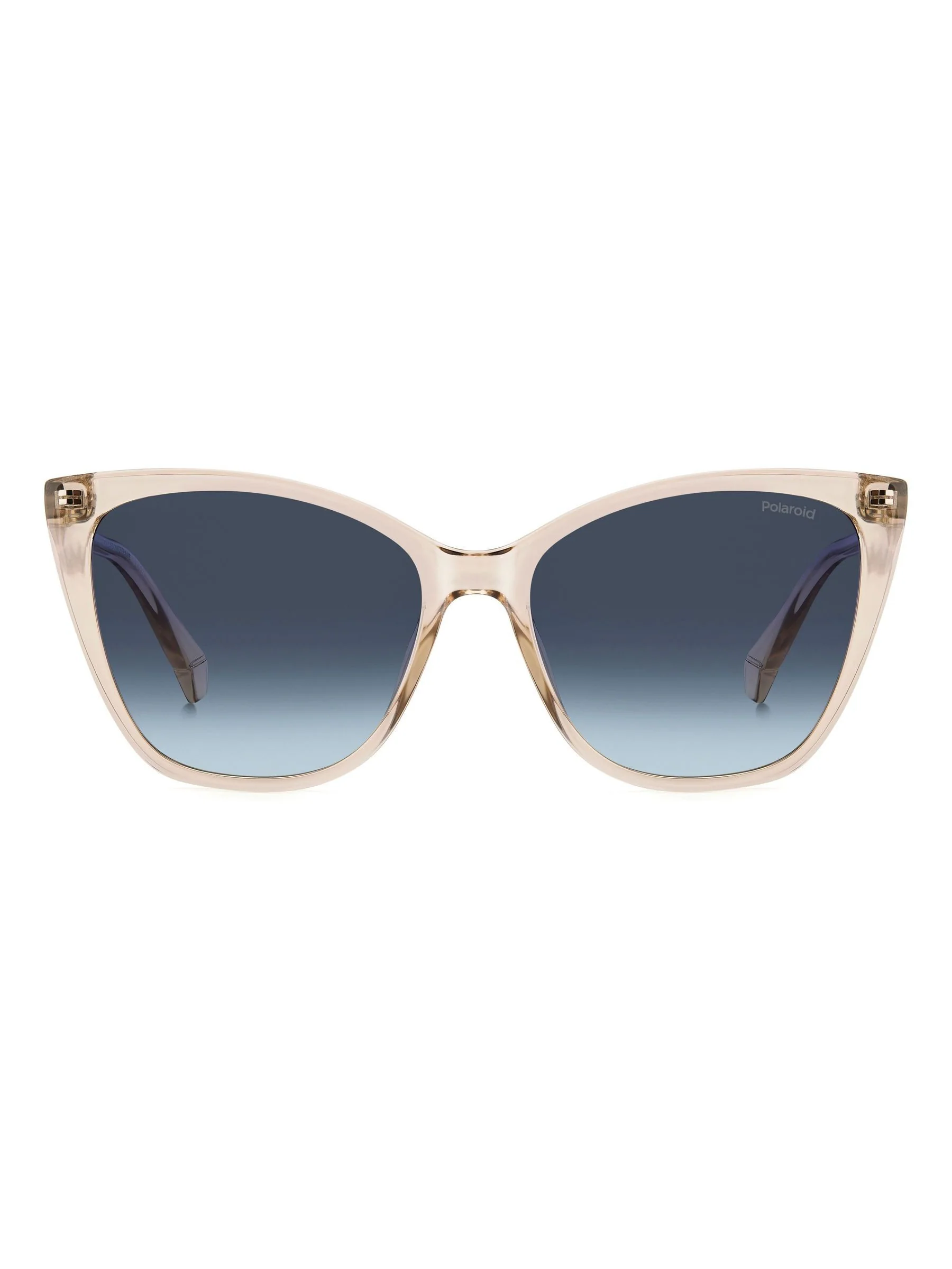 Polaroid Nude Rectangular Sunglasses