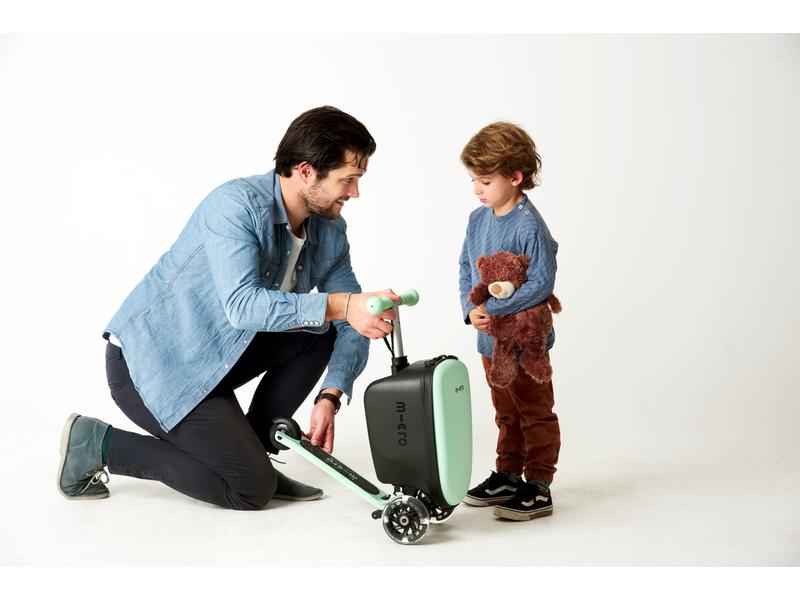 Micro Mobility Kickboard Luggage Junior Mint Kindergepäck und Scooter