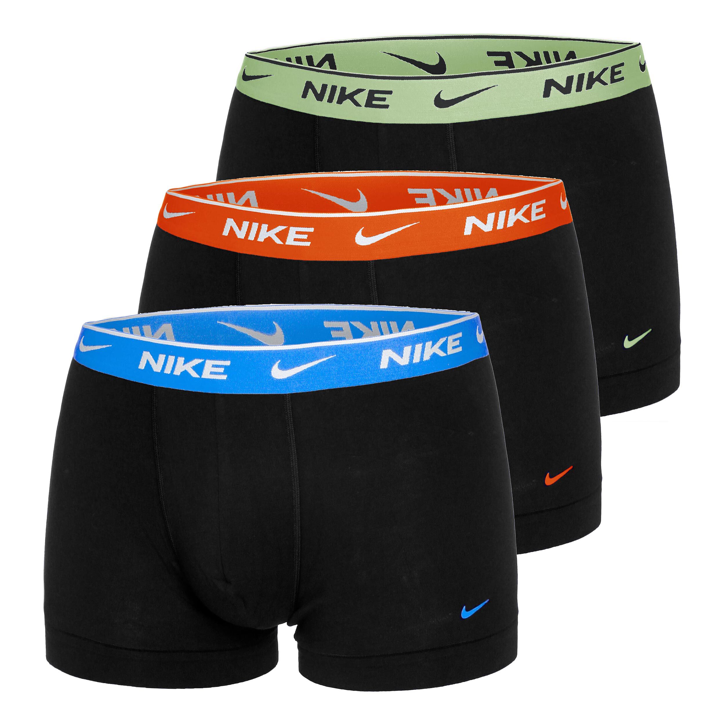 Nike Everyday Cotton Stretch Trunk Caleçon Pack De 3 Hommes - Multicouleur