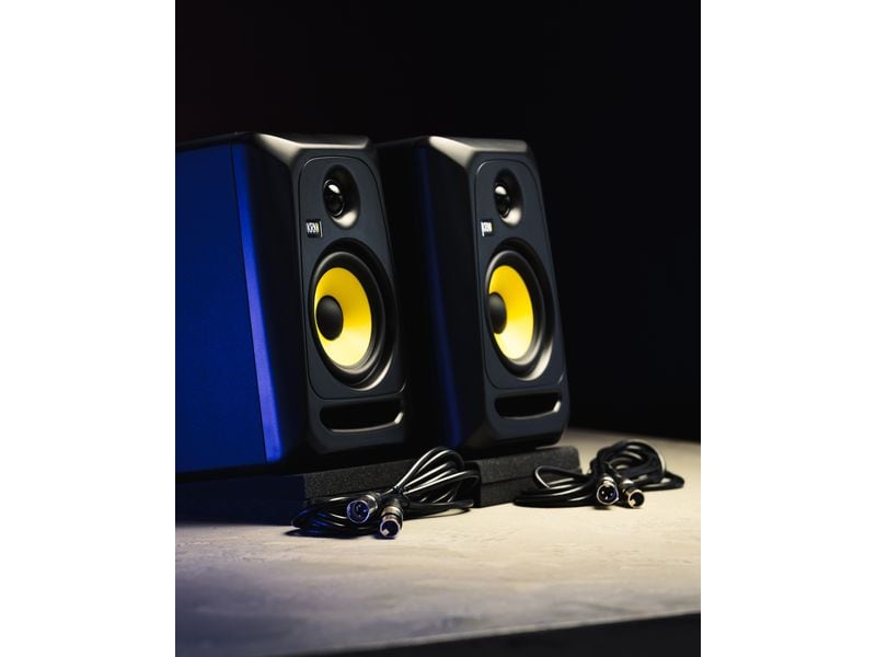 KRK Studiomonitore ROKIT 5 G3 Classic Pack Schwarz Professionelle Zwei-Wege-Studiomonitore