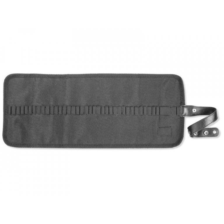 Stifterolle mit Druckknopfverschluss, schwarz
