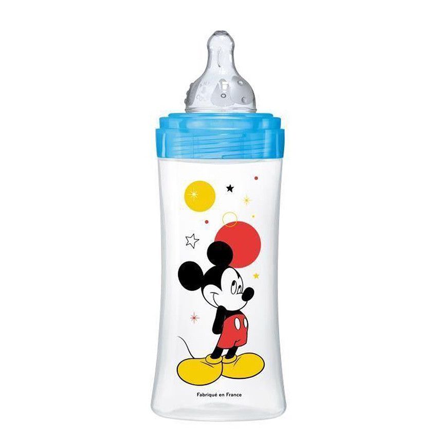 Biberon anti-coliques +6 mois 330ml Disney Mickey - Ecru