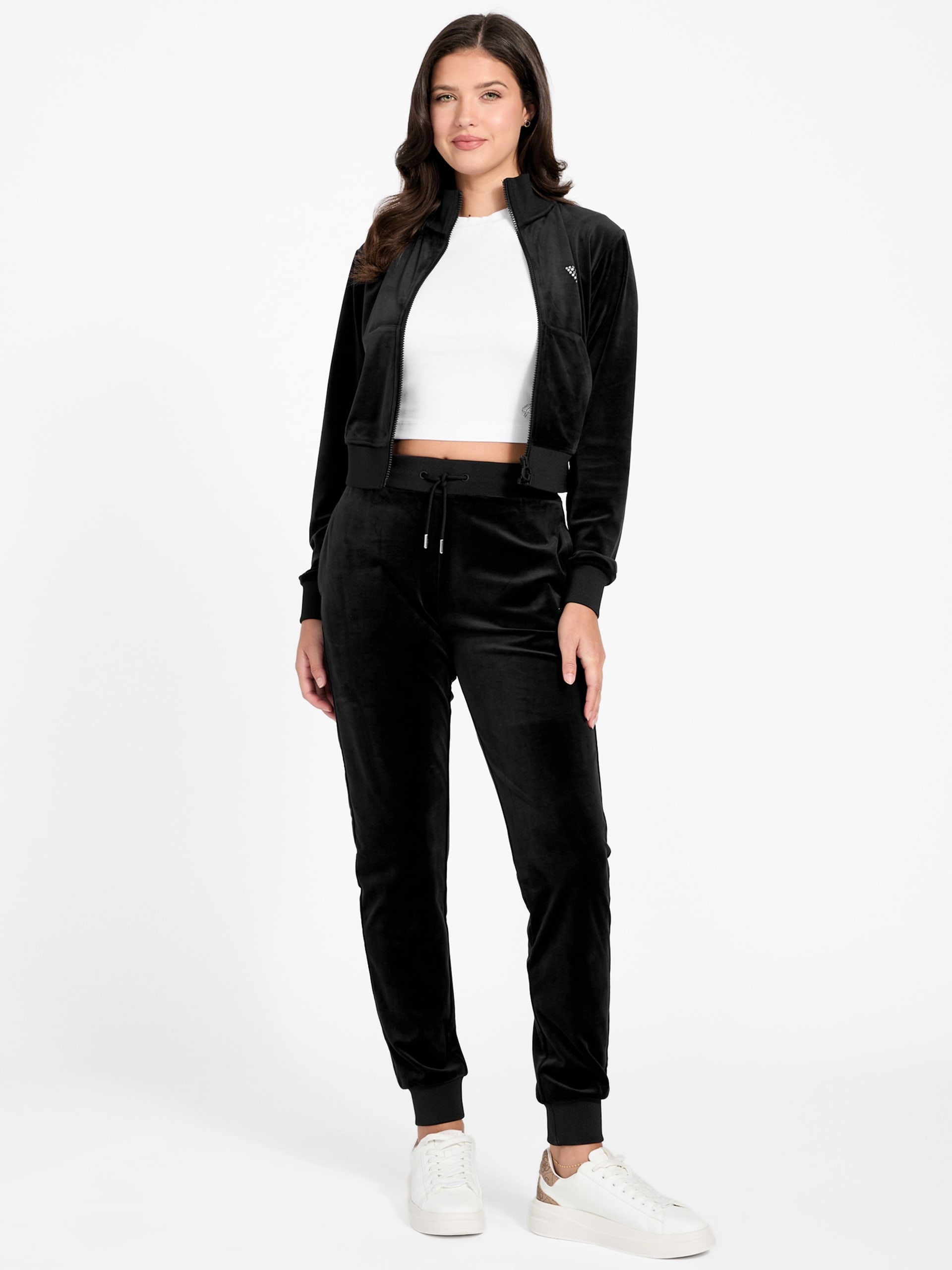 Calça Jogger de Veludo Couture