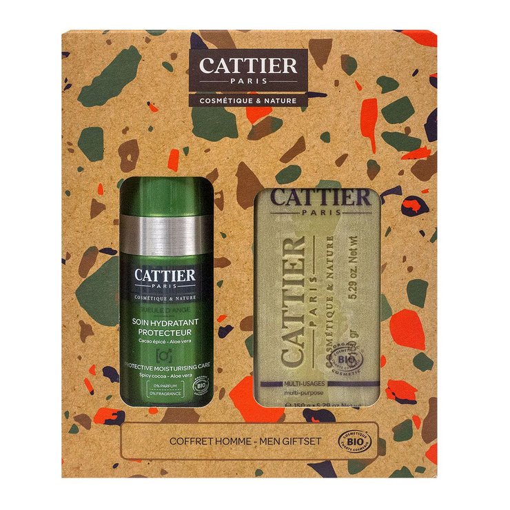Coffret Homme bio soin hydratant et savon argile