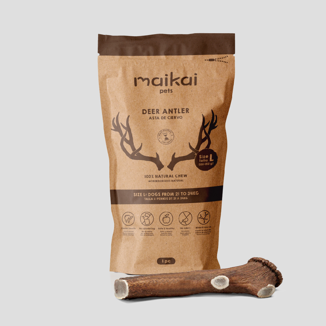 Pacote de Petiscos Naturais MAIKAI para Cães - Brinquedos Mastigáveis para Cães na Dieta BARF