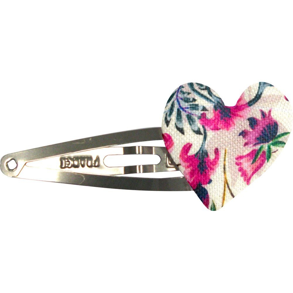 Barrette Clic-Clac Cœur Printanier