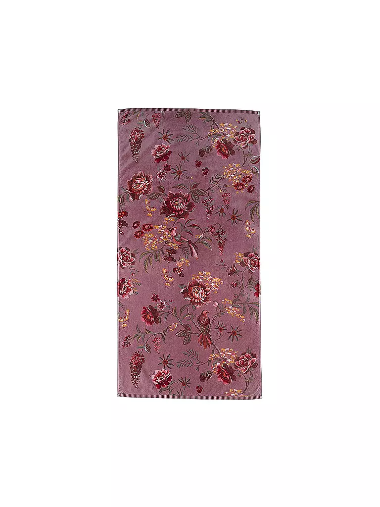 PIP STUDIO Duschtuch 70x140cm SECRET GARDEN Mauve beere