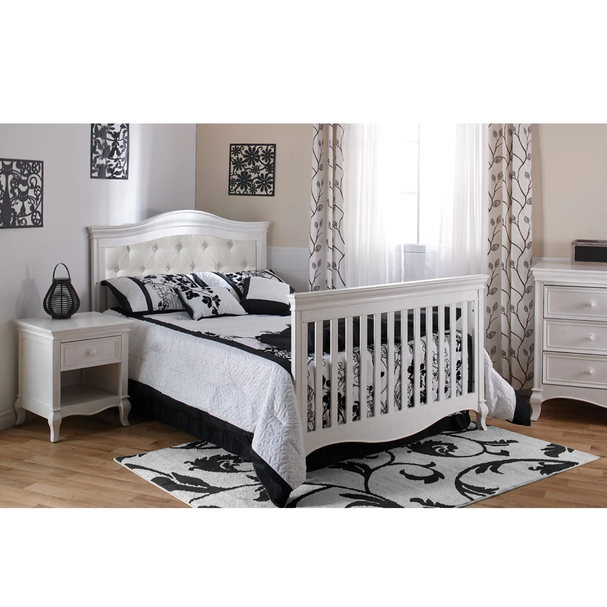 Pali Design Table de Nuit Diamante - Blanc Vintage