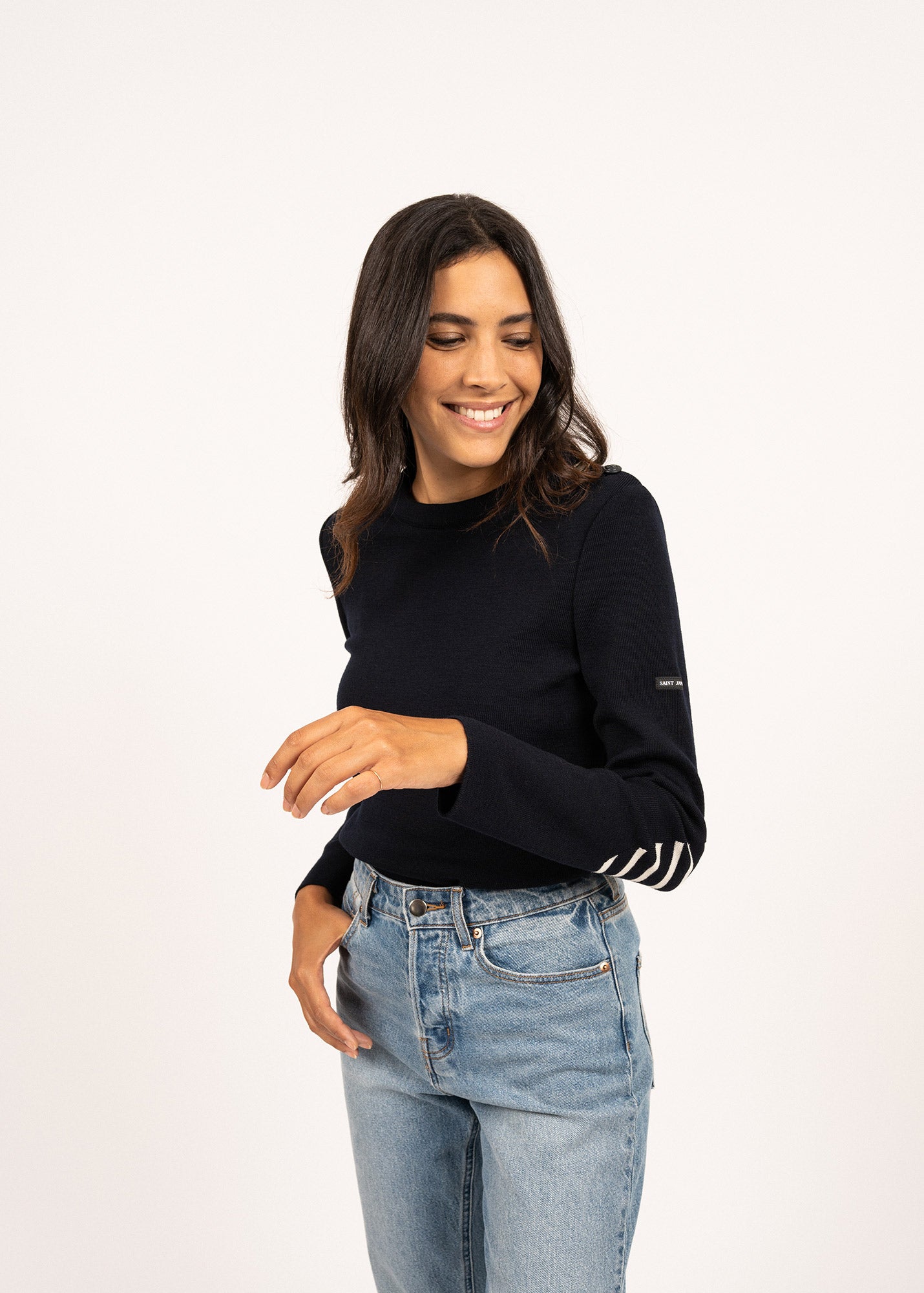Pull marin uni Brégançon