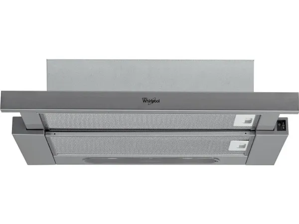 Whirlpool AKR 5390 IX - Hætte - teleskopisk - bredde: 59.8 cm - dybde: 30 cm - udtrækning og recirkulation (-) - med intern motor - inox