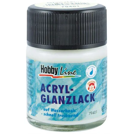 KREUL Acryl-Glanzlack transparent auf Wasserbasis 50 ml
