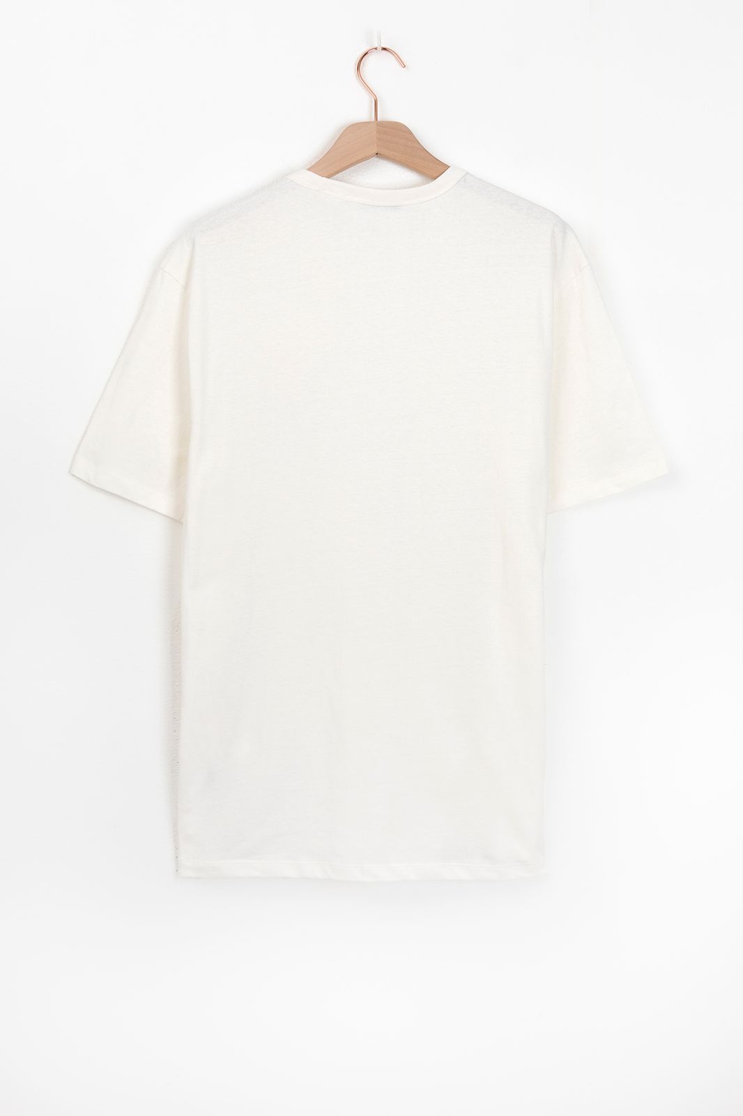Wit katoenen T-shirt met artwork