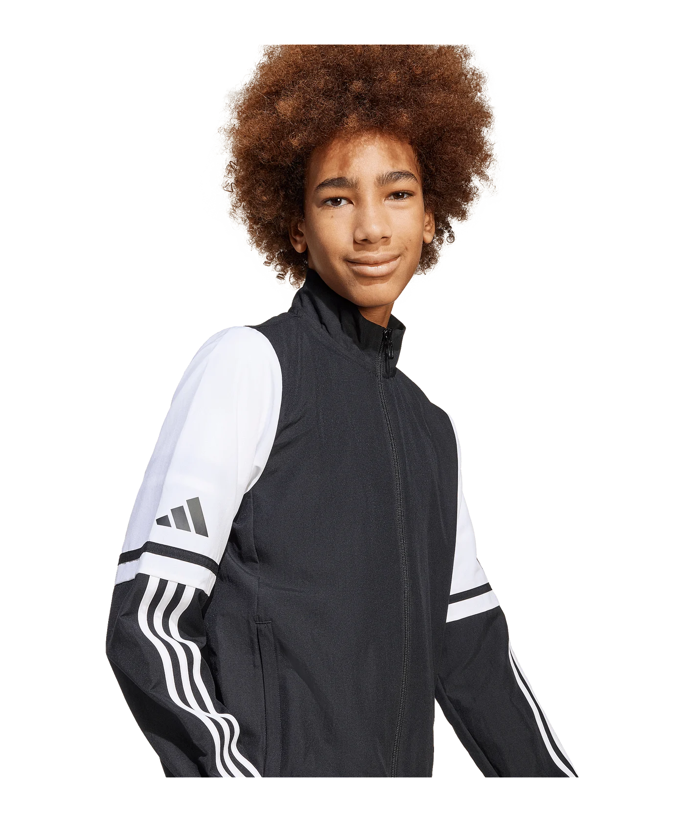 adidas Squadra 25 Präsentationsjacke Kids Schwarz