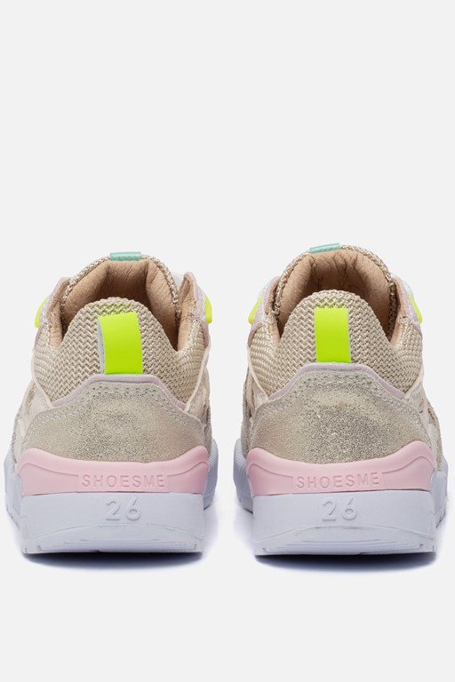 Shoesme Babyschoenen Trainers beige Textiel