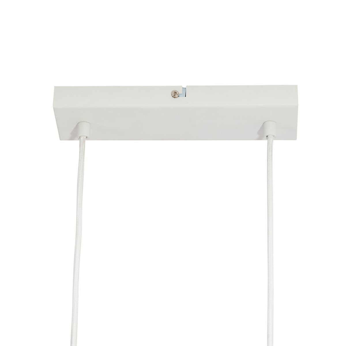 Moderne hanglamp hout print met wit 6-lichts - Jeana Straight