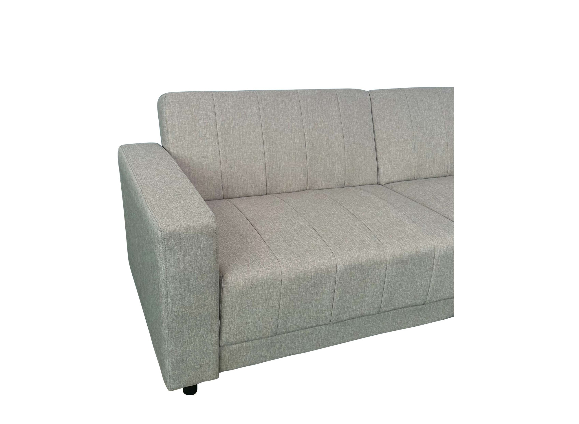 Dorel Home 3-Sitzer »Allie II Schlafsofa 225 cm« Bett-Funktion (108/190cm), Rückenlehne 2-teilig, mit Steppung