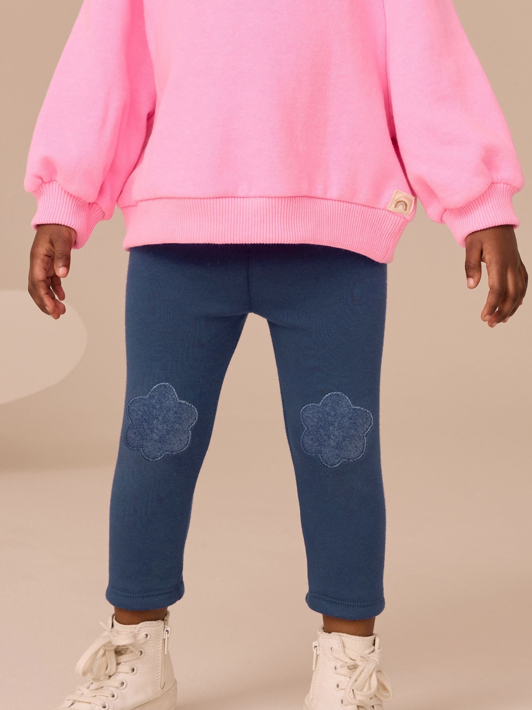 Marineblauw - Behaaglijke legging (3mnd-7jr)