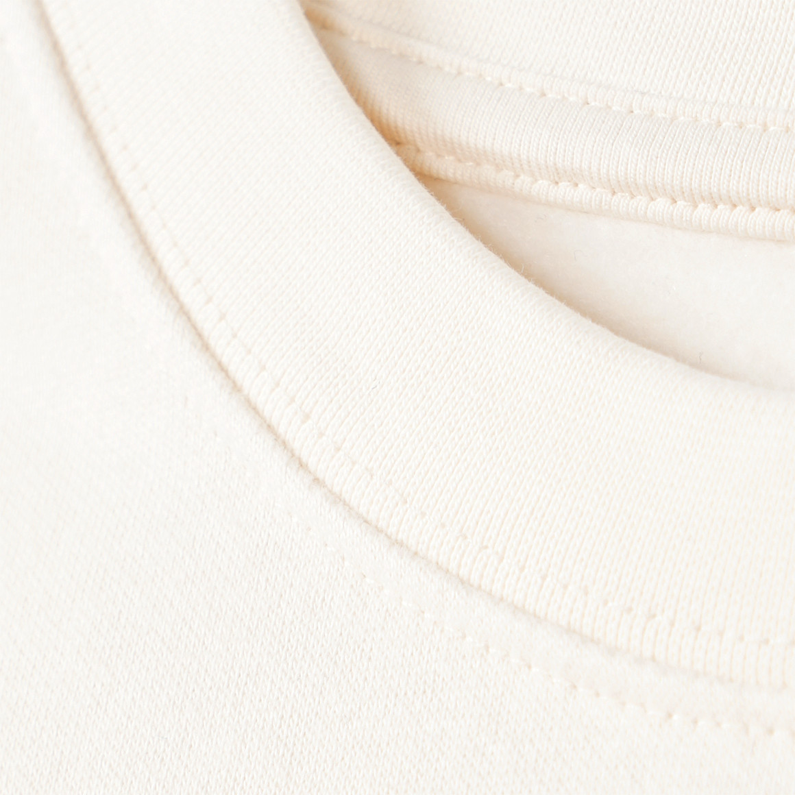 Yigga Mädchen Sweatshirt mit Herz-Motiv creme
