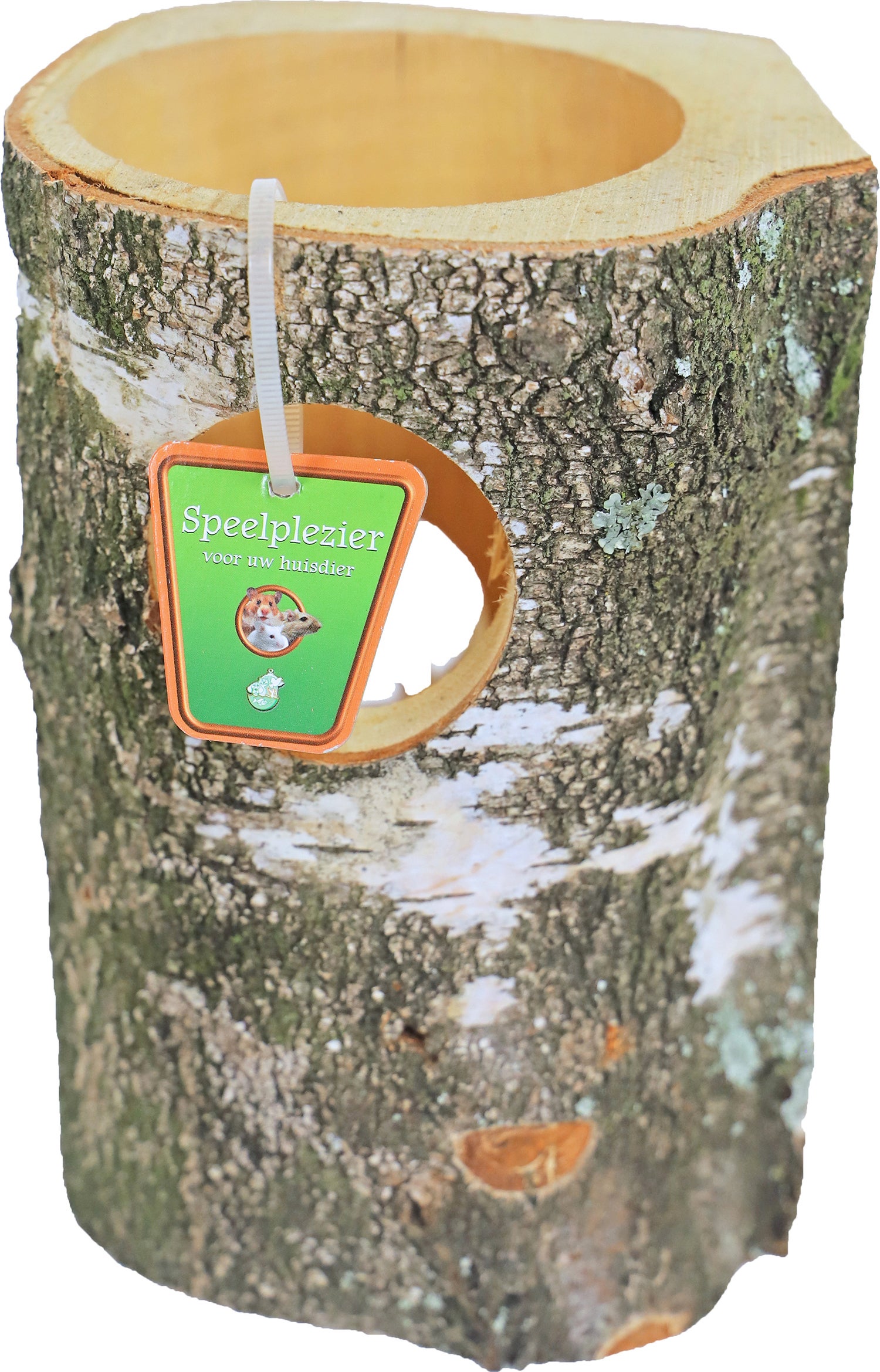 Boon knaagdierkooi accessoire berkenrol 2-gaats 23 cm