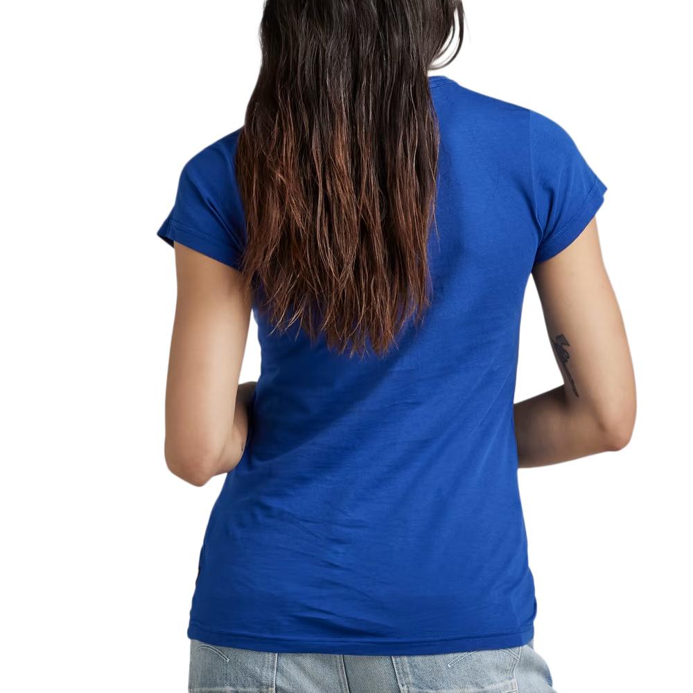 T-shirt Bleu Electrique Femme G-Star Raw Eyben D21314