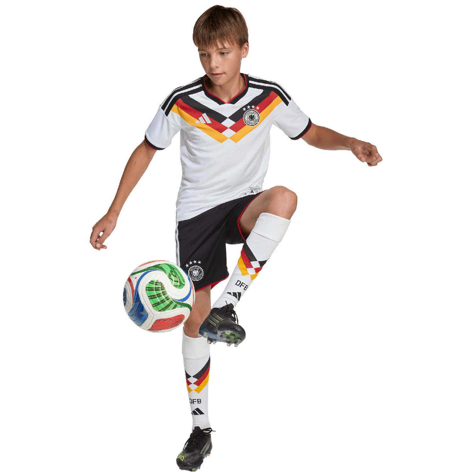 adidas Duitsland Authentic Thuis Shirt Kids WK