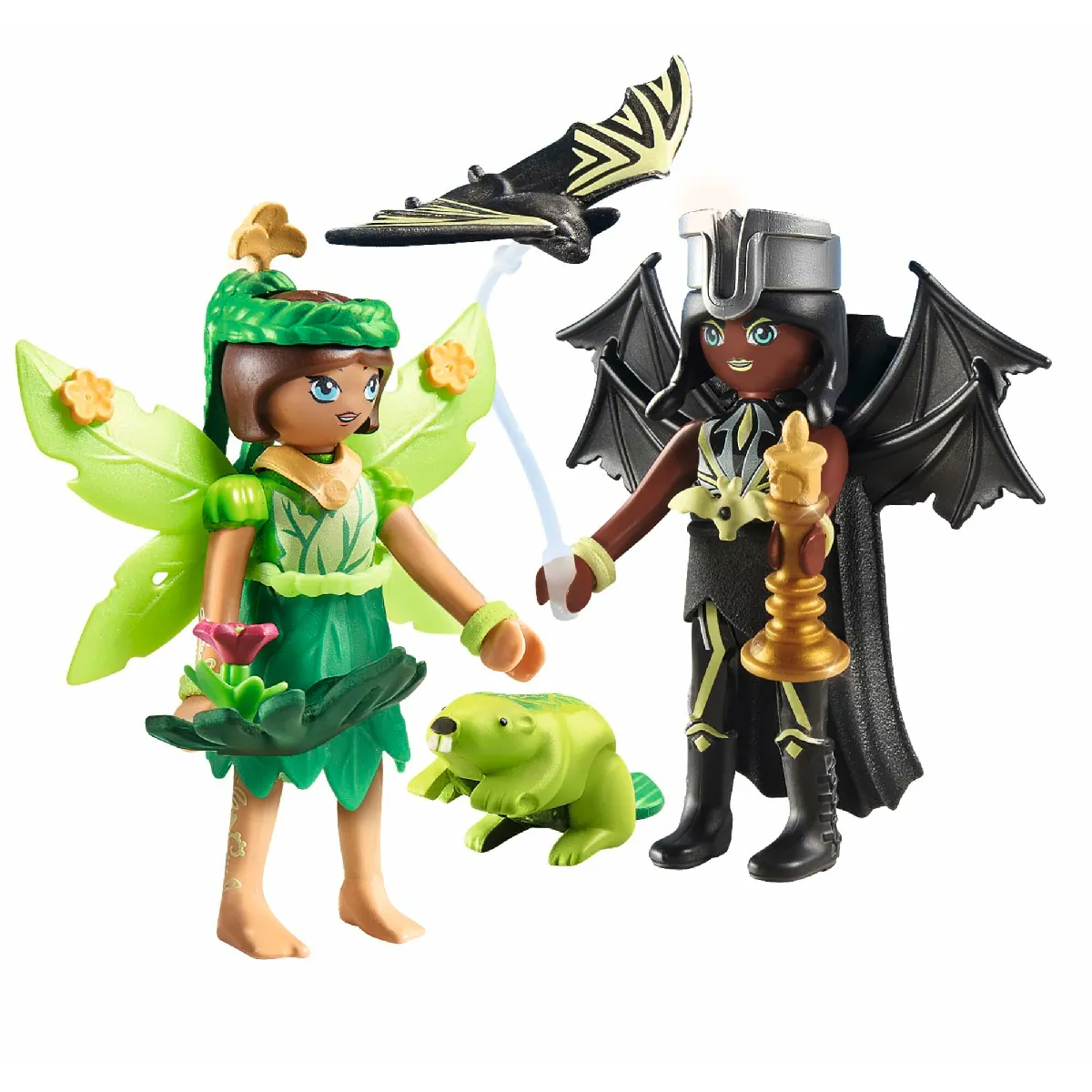Fox Pathé Europa Playmobil 71350 Forest et Bat Fairies