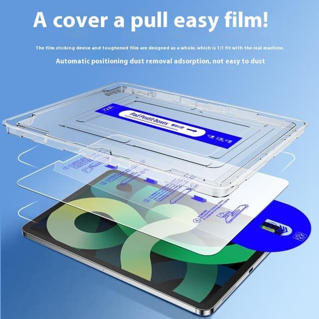 Til iPad Pro 13 (2024) Skærmbeskytter Hærdet Glas med applikator