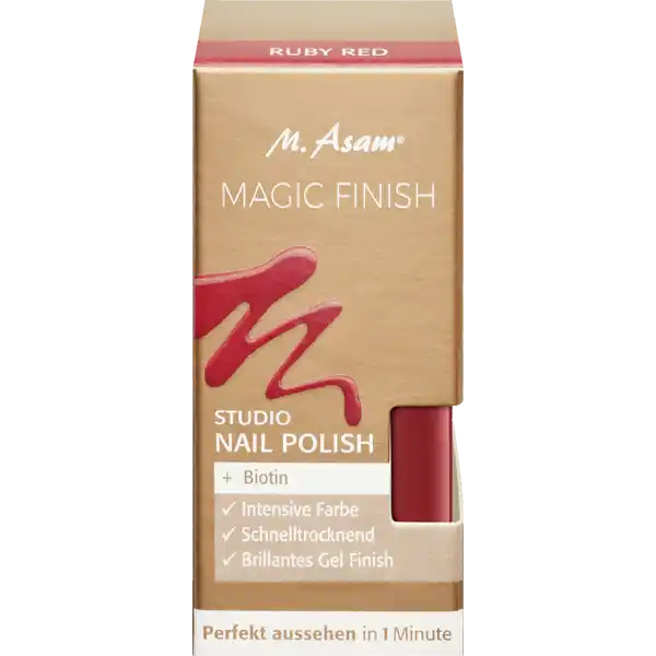 Magic Finish Studio Nail Polish ruby red