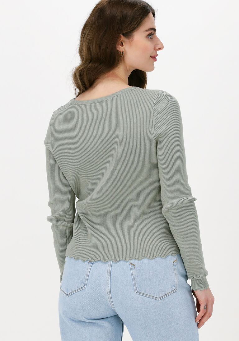 OBJECT groene object top objharriet l/s knit pullover