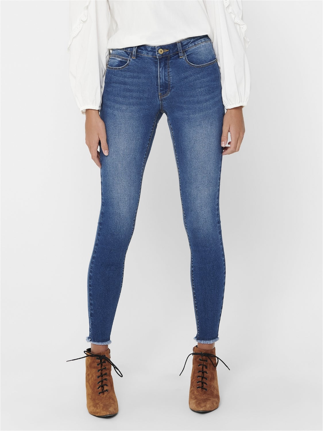 JDYSONJA Mittlere Taille Skinny Fit Jeans Medium Blue Denim