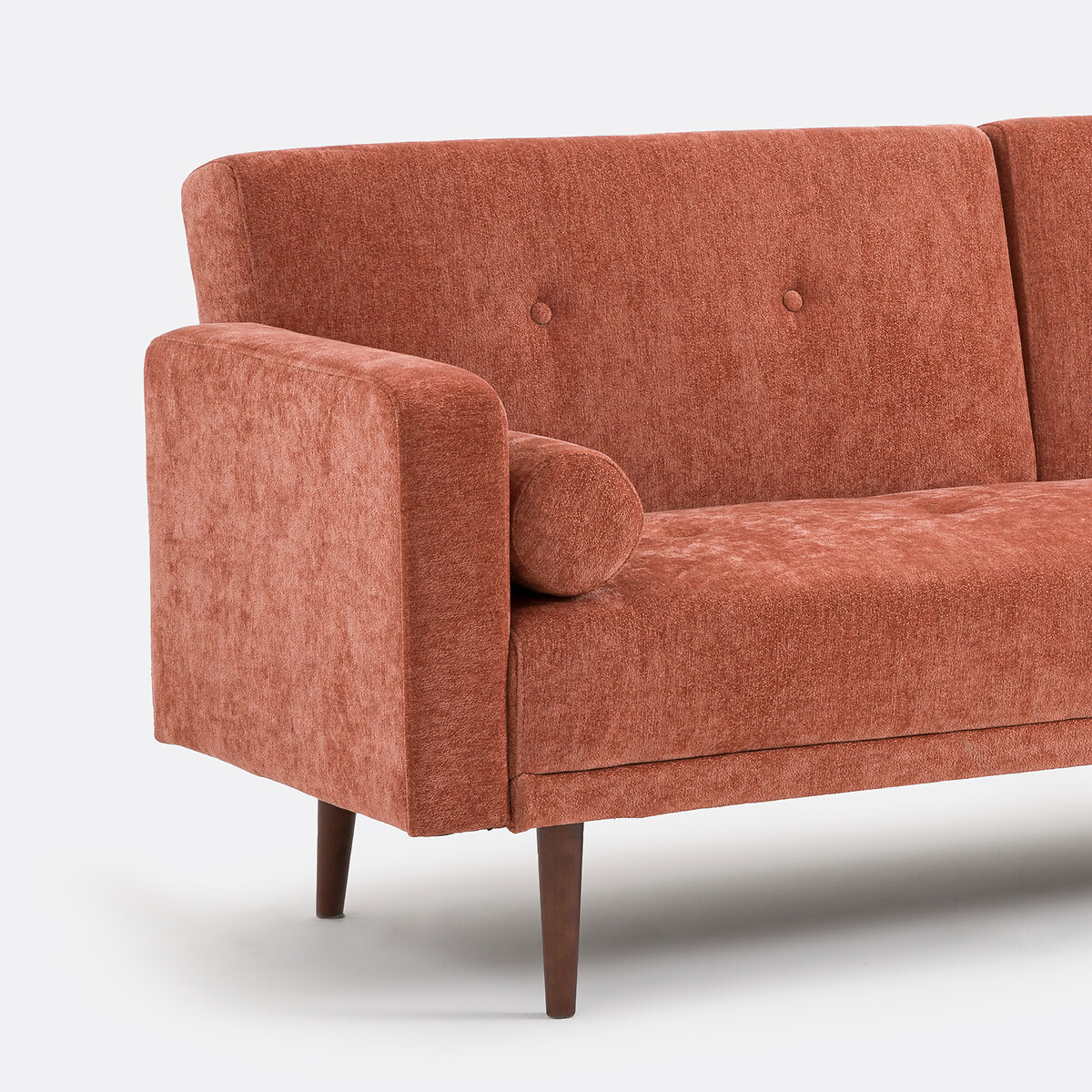 LA REDOUTE INTERIEURS<br>Sofá cama de 3 lugares, chenille, Tuske