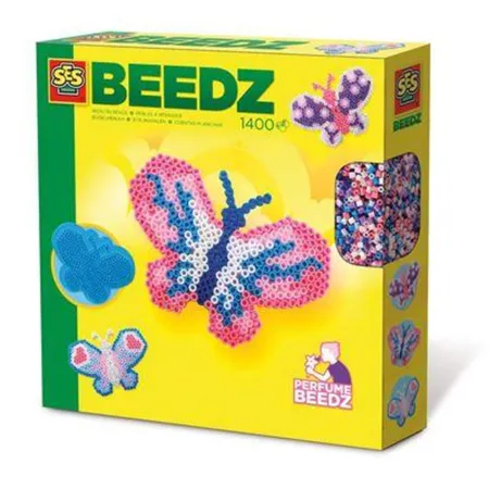 SES Creative Bügelperlenset duftende Schmetterlinge, mit 1400 Perlen