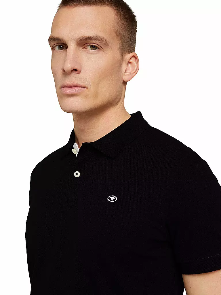 TOM TAILOR Poloshirt schwarz