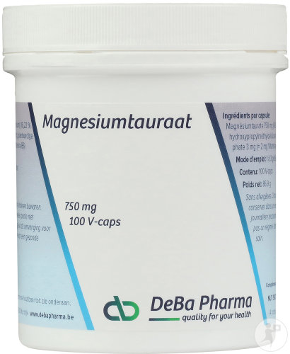 Deba Taurate De Magnésium 750mg Capsules 100
