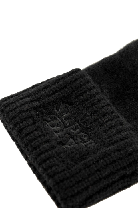 gants superdry rib knit 02a black