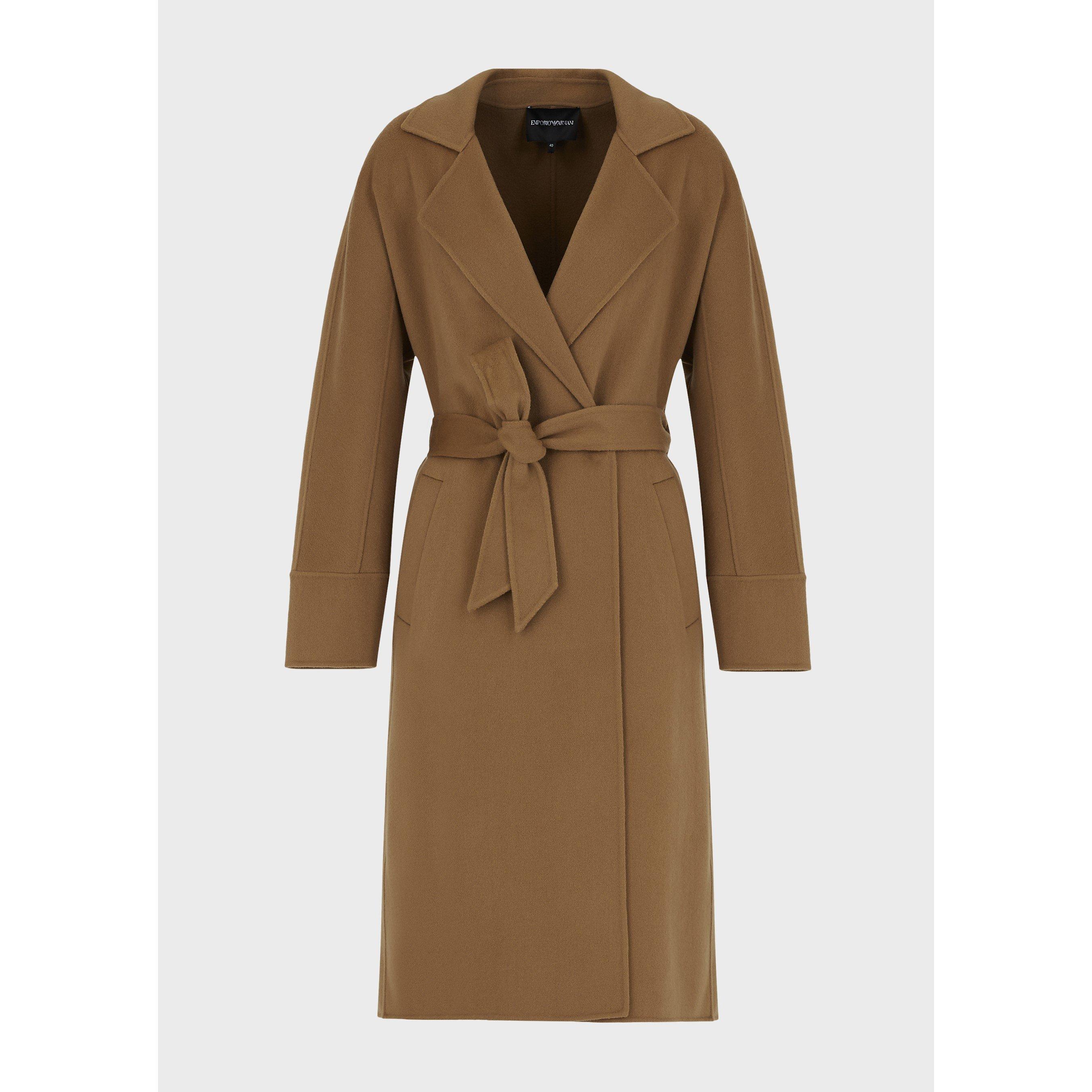 Emporio Armani Belted Overcoat