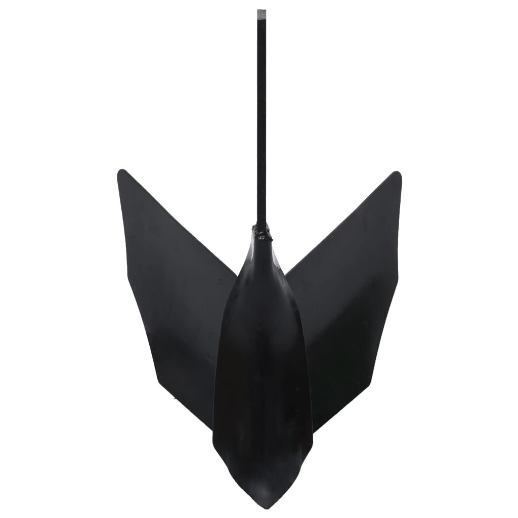 vidaXL Ripper voor frees, zwart, metaal