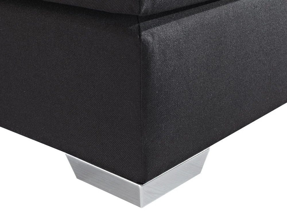 Boxspring Kunstleer PRESIDENT 180 x 200 cm Zwart