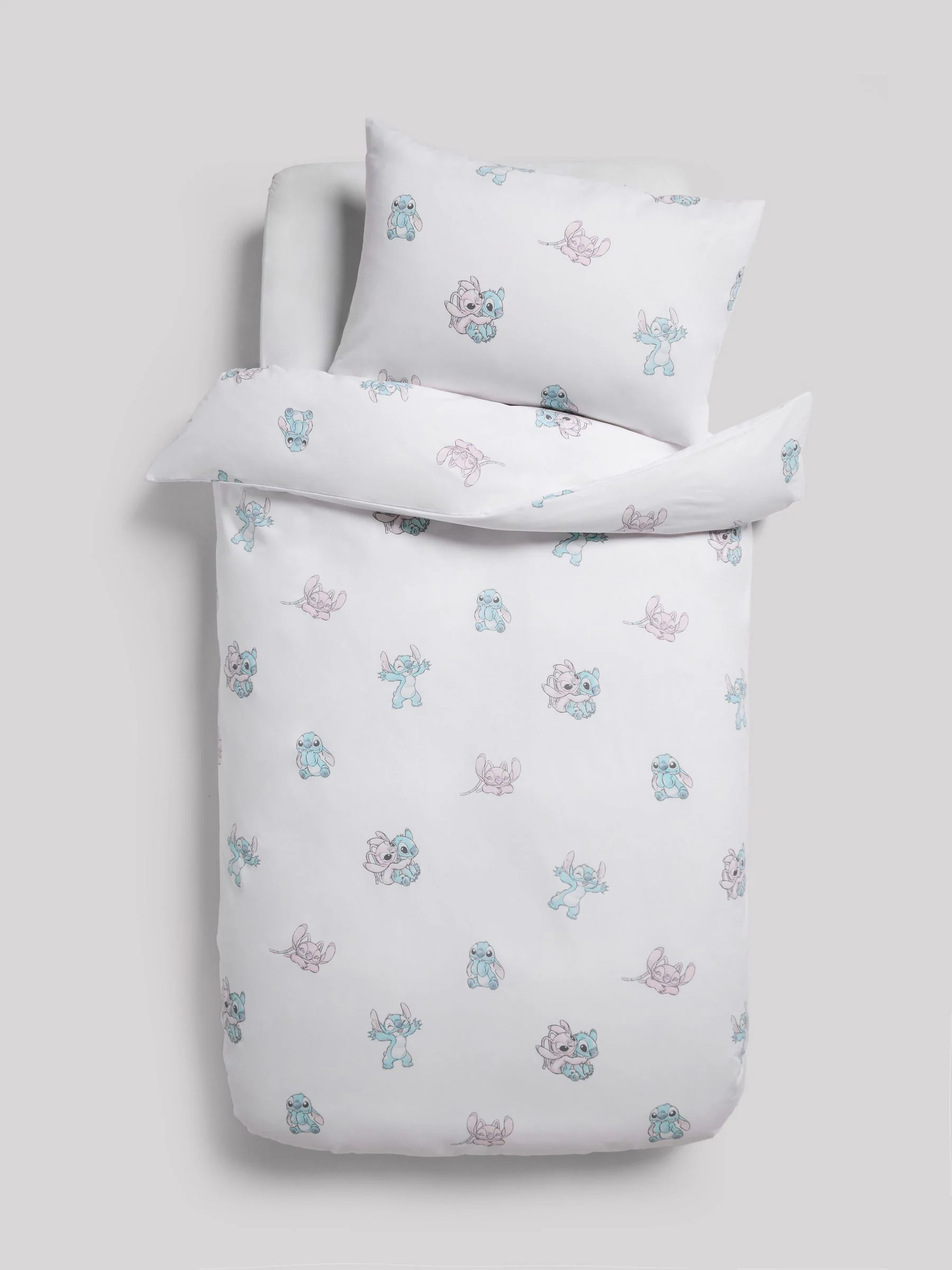 Disney Lilo en Stitch 100% katoenen dekbedovertrek en kussensloopset
