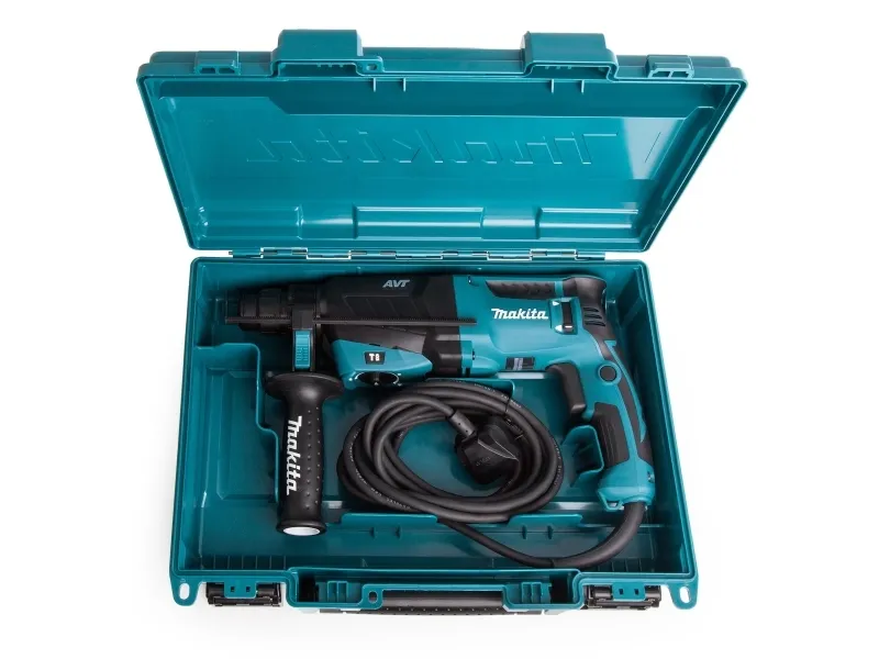 Makita HR2631FTJ - Roterende hammer - 800 W - 3 tilstande - SDS-plus - 2.4 Joule