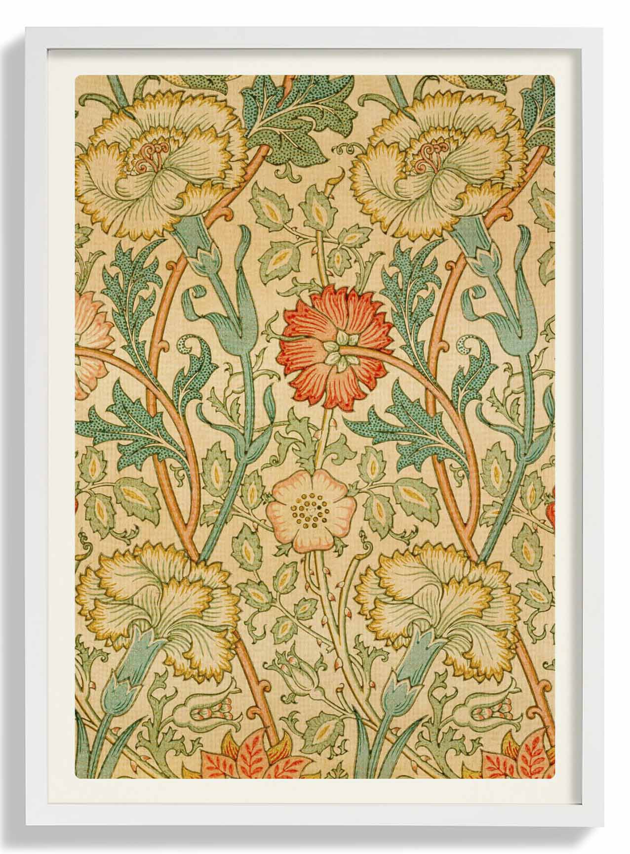 William Morris Rosa und Rose