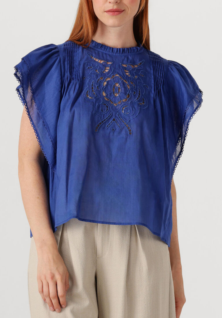 blauwe suncoo top love
