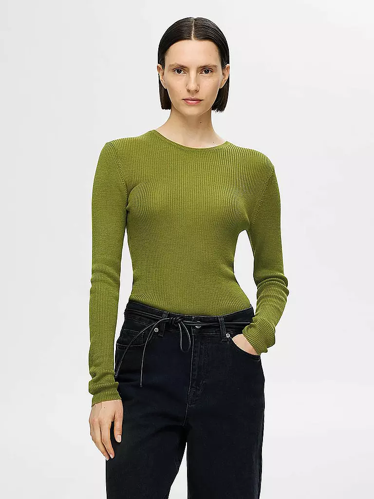 SELECTED FEMME Pullover  SLFNAJA olive