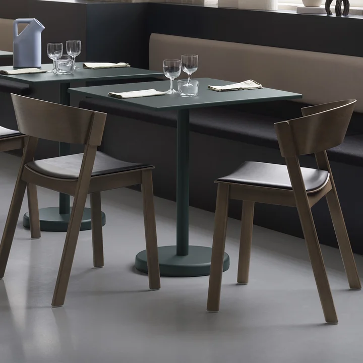 Muuto - Linear Steel Tisch, 200 x 80 cm, schwarz