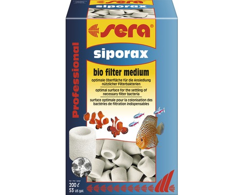 Sera Siporax® 15 mm filtermedium, 1000 ml, 290 g biologisch filtermedium van gesinterd glas