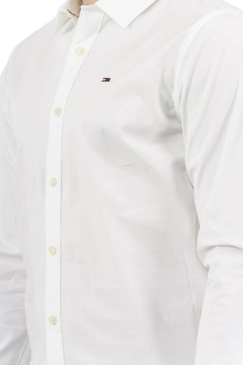 Chemise tommy jeans dm0dm04405 100 classic white
