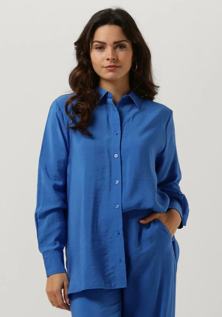 MODSTR\u00D6M blauwe modstr&ouml;m blouse christopher md shirt